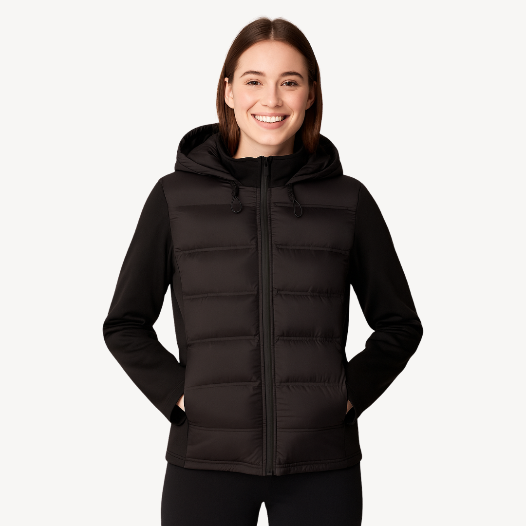 Longline Quilted Hooded Jacket for Women – Modern Puffer Style