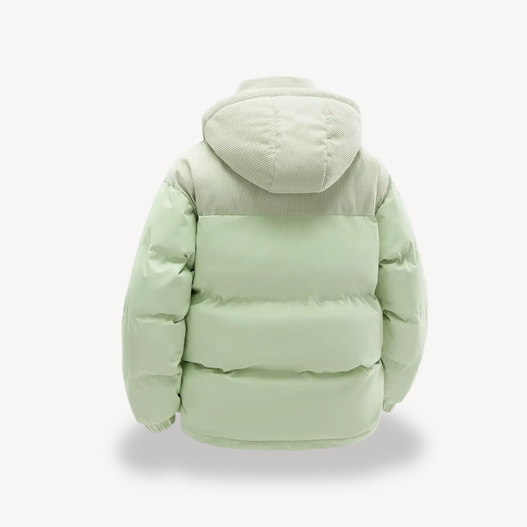 Men’s Hooded Puffer Jacket – Modern Quilted Style