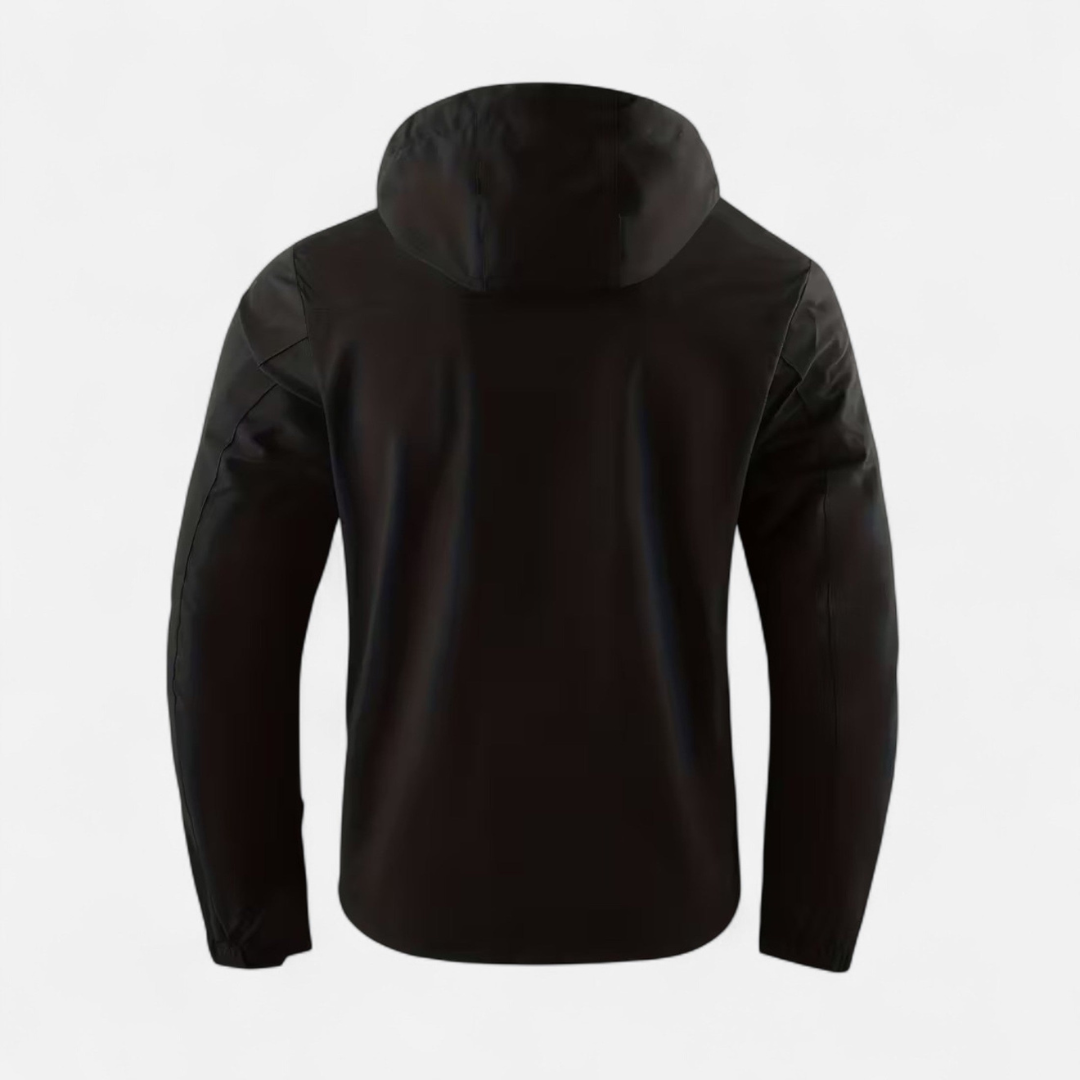 Men’s Zip-Front Hooded Jacket – Modern Everyday Style