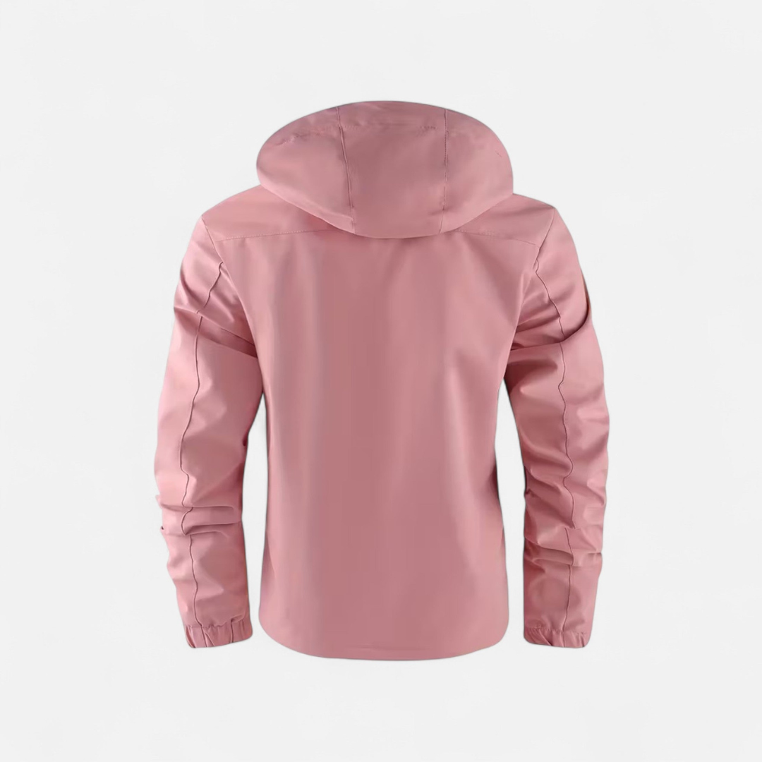 Men’s Zip-Front Hooded Jacket – Modern Everyday Style