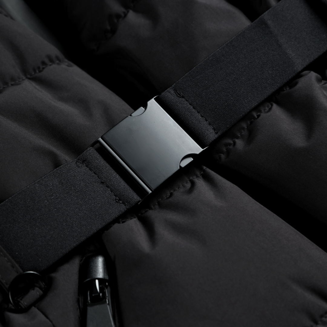 Tailored Belted Puffer Jacket for Women – Winter Edition