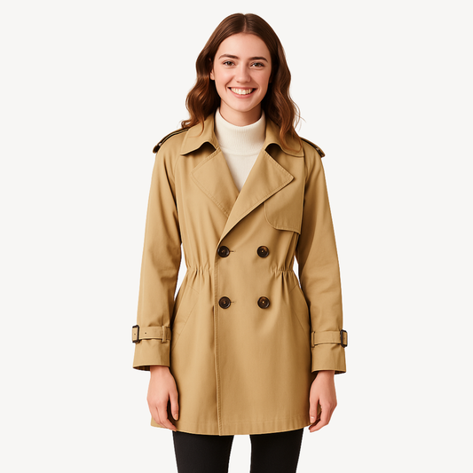 Tailored Trench Coat for Women – Clean Classic Cut